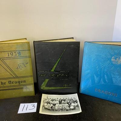 Vintage Valley Falls Dragon Yearbooks