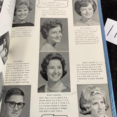 Vintage Valley Falls Dragon Yearbooks