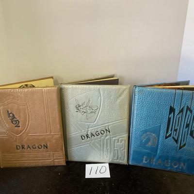 Vintage Valley Falls Dragon Yearbooks