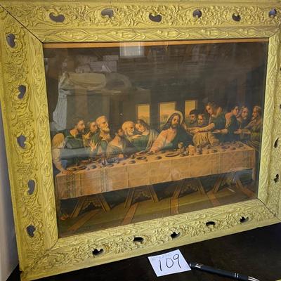 Vintage Last Supper Picture
