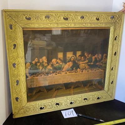 Vintage Last Supper Picture