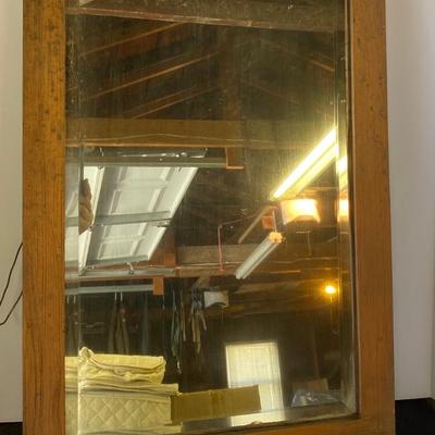 Heavy Vintage Farm House Mirror