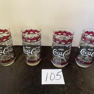 Vintage Coca Cola Glasses