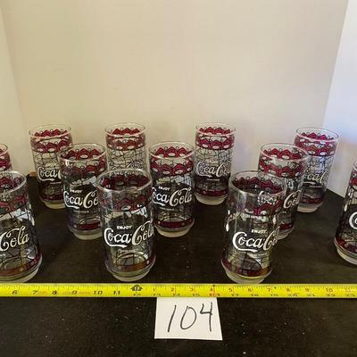 Vintage Coca Cola Glasses