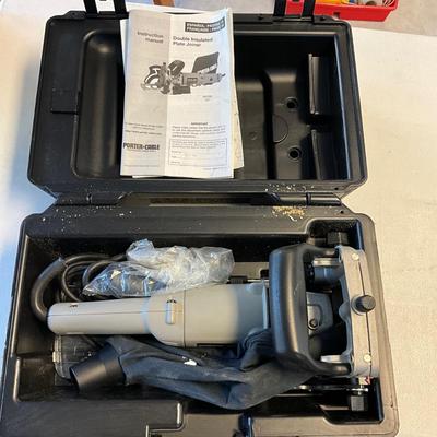 S1630 Porter Cable Double Insulated Plate Joiner with Box of Joining Biscuits