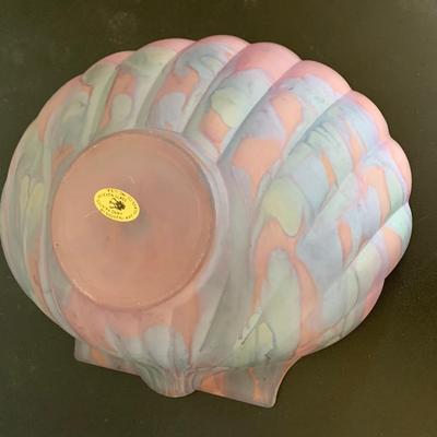 Nouveau Art Glass Bowl