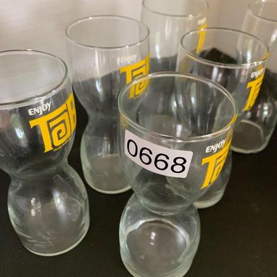 Vintage Tab Soda Glasses