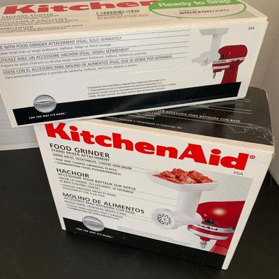 Kitchenaid Stuffer & Grinder Attachments In Box