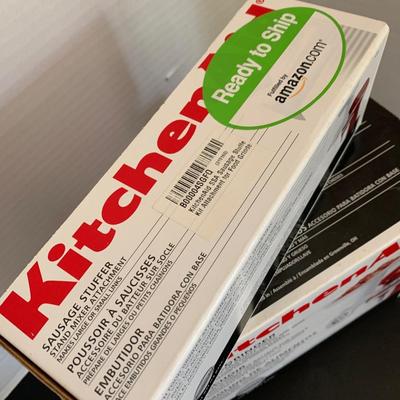 Kitchenaid Stuffer & Grinder Attachments In Box