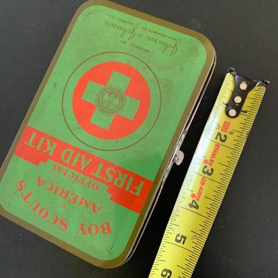Vintage Boy Scouts First Aid Tin
