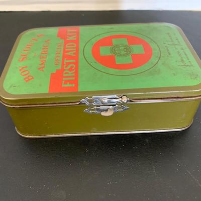Vintage Boy Scouts First Aid Tin