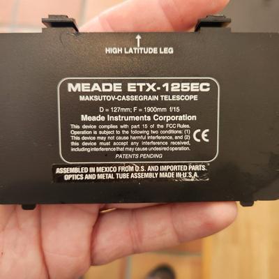 Meade Telescope ETX-125EC with stand