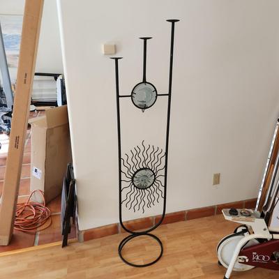 Sunburst Moon Candle Holder 65" tall