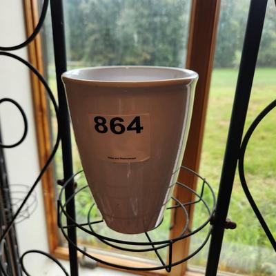 3 Section Folding Room Divider with plant stands 3 21" Panels 70" tall