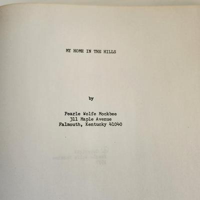 My Home In The Hills by Pearle Mockbee - Autographed