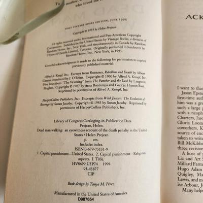 Dead Man Walking by Helen Prejean - Autographed