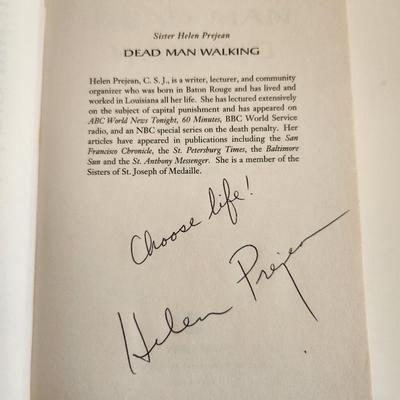 Dead Man Walking by Helen Prejean - Autographed