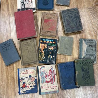 Mostly hard cover vintage books