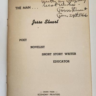 The Man by Jesse Stuart - Autographed