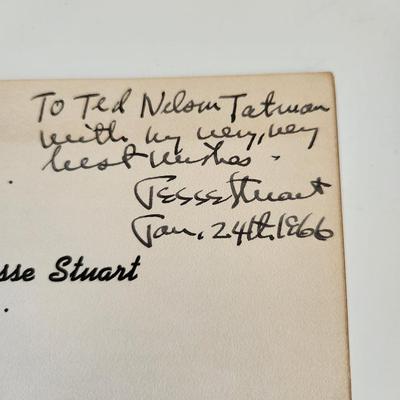 The Man by Jesse Stuart - Autographed