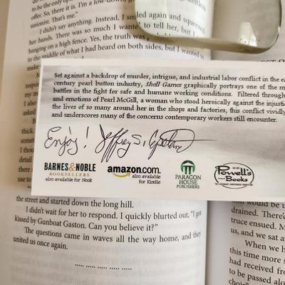 Shell Games by Jeffrey S. Copeland with Autographed Bookmark