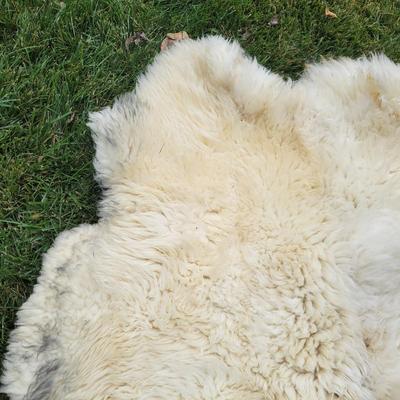 Pair of Windward Long Fiber Sheep Pelts (LR-DW)