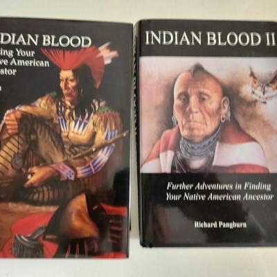 Indian Blood & Indian Blood II by Richard Pangburn - Authographed