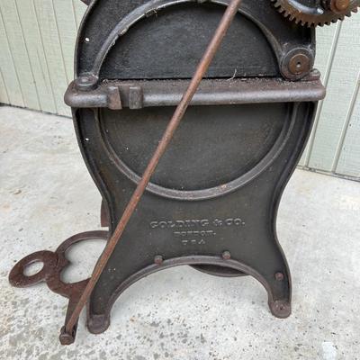 GOLDING & CO ~ Pearl ~  Authentic Solid Cast Iron Hand Press