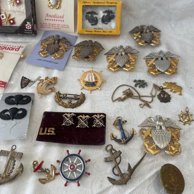 Lot of Military Pins and more