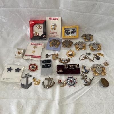 Lot of Military Pins and more