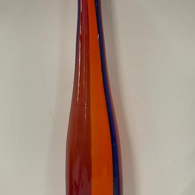 Multi Colored Glass Vase