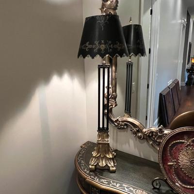 Table Lamp With Metal Shade (BH-RG)