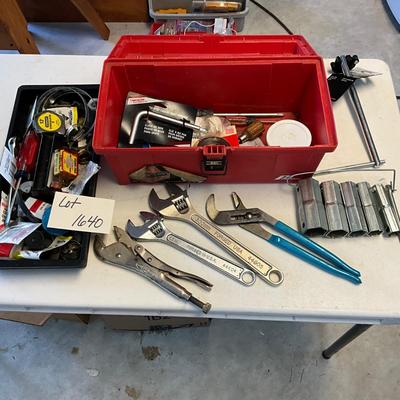 S1639 Red Plano Tool Box with Electrical Tools