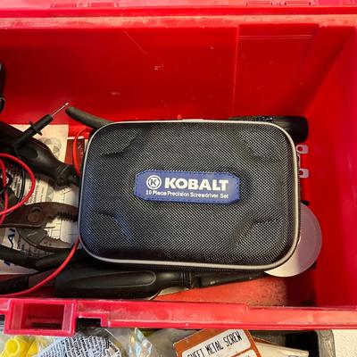 S1639 Red Plano Tool Box with Electrical Tools