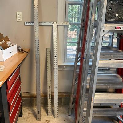 S1652 Lot of Three Metal T-Square