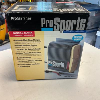 S1663 ProMariner Single Bank Waterproof/Salt Proof Multi Stage Charger