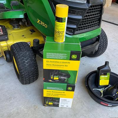S1682 John Deere Accel 42" deep X350 18.5hp Riding Mower ONLY 30 HOURS!!!