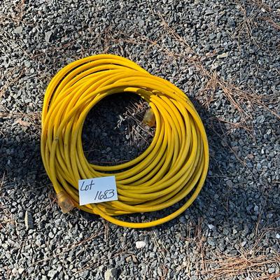 S1683 WOODS Yellow 100ft Extension Cord