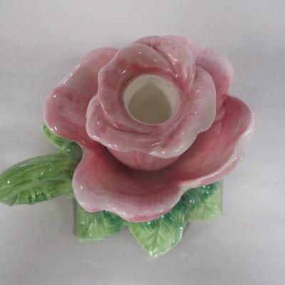 Made In Japan Flower Candle Holder