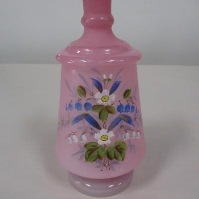 Hand Painted Hand Blown Vase