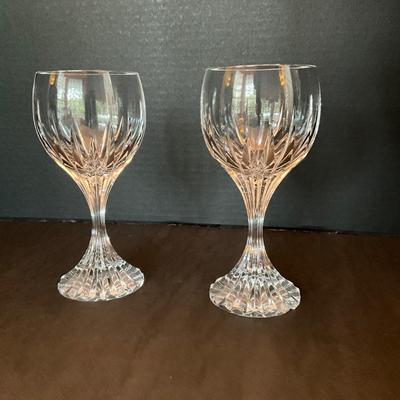 1689 Pair of Two BACCARAT Messena Water Goblets