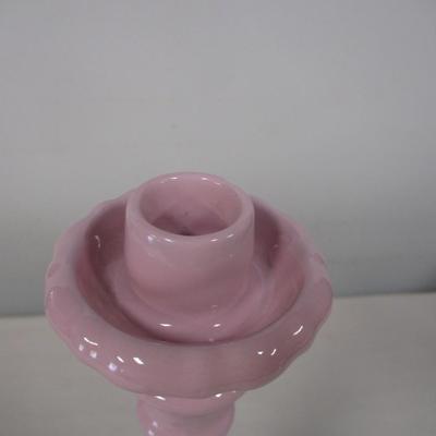 Pink Candle Holder