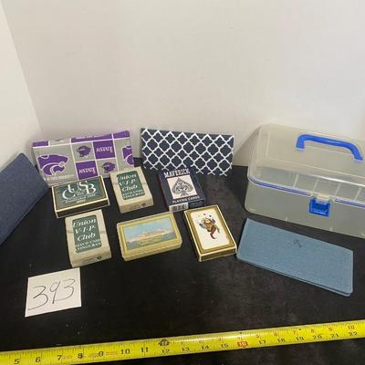 Check Book Covers and Playing Cards