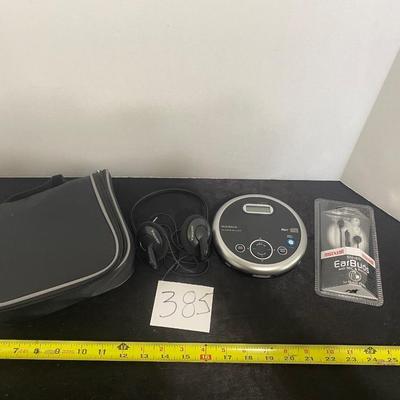CD Player and Ear Buds