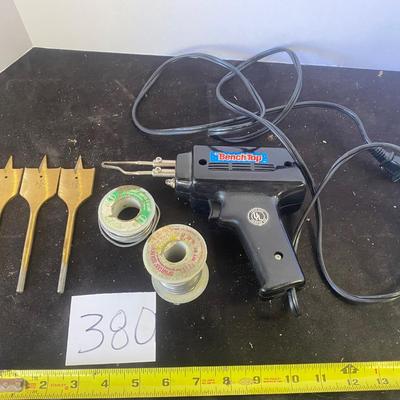 Solder Iron and wood Bits