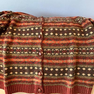 MR1698 Lot of 4 Ladies Wool Orvis Sweaters Sz Small Med.