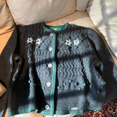 MR1701 Lot of Three Wool Sweaters Giesswein, Landsend