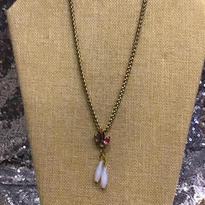 Vintage Necklace Multi Stone