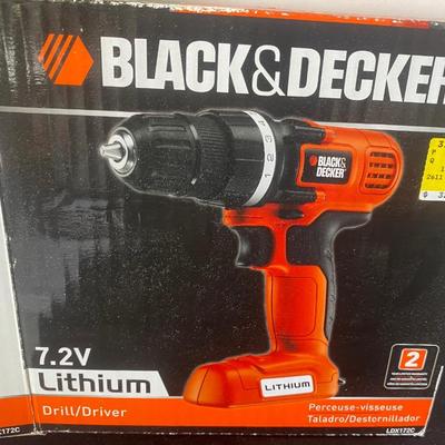 Black & Decker Lithium Drill/Driver
