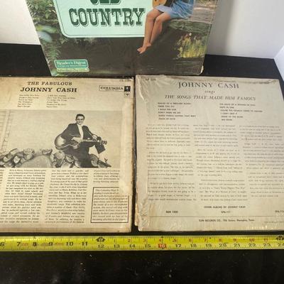 Vintage Johnny Cash Records